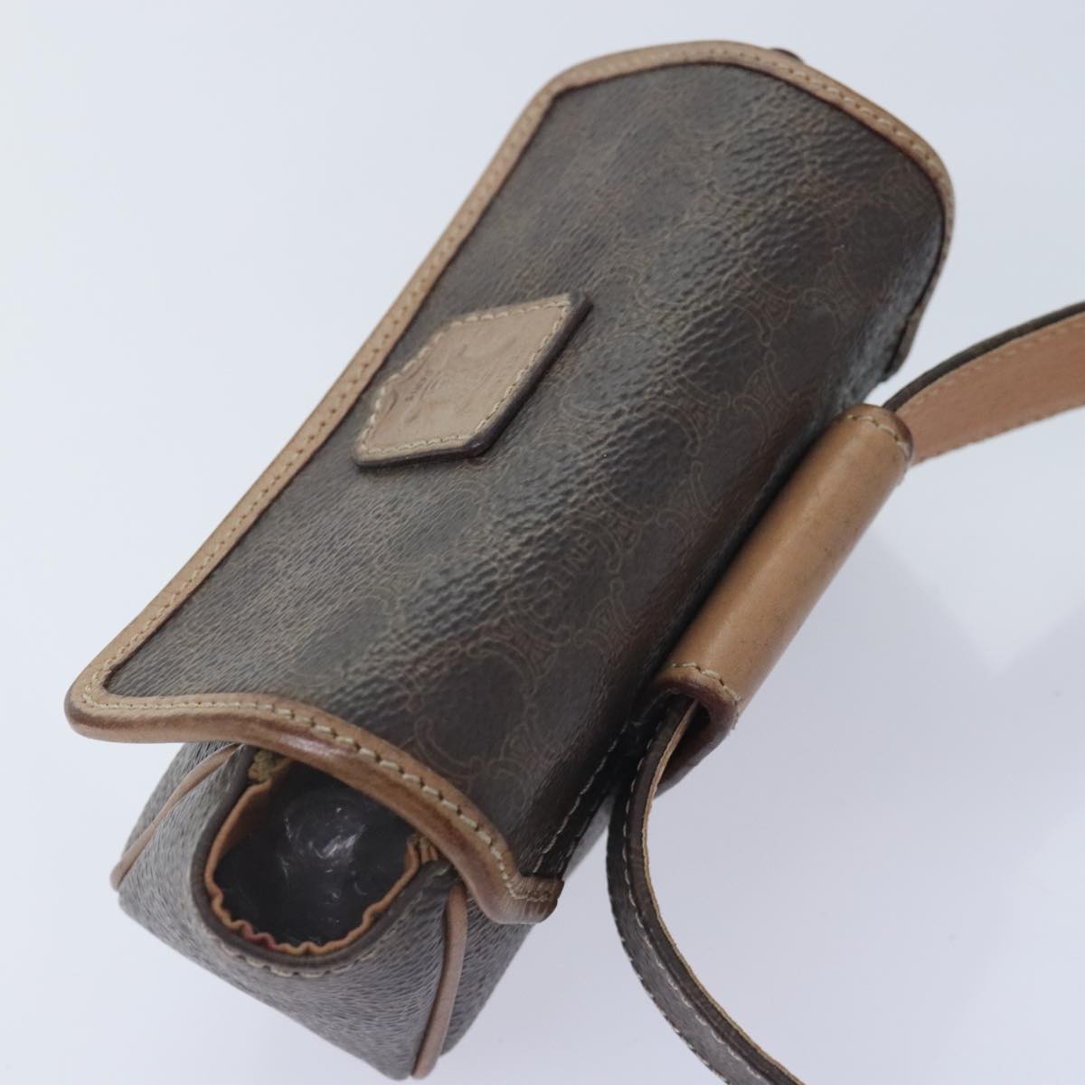 Céline Brown Canvas Shoulder Bag (Pre-Owned)