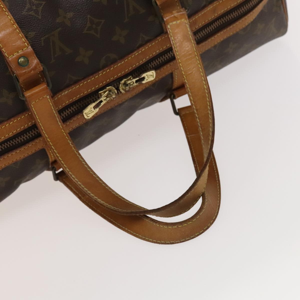 Louis Vuitton Sac Souple Brown Canvas Travel Bag (Pre-Owned)