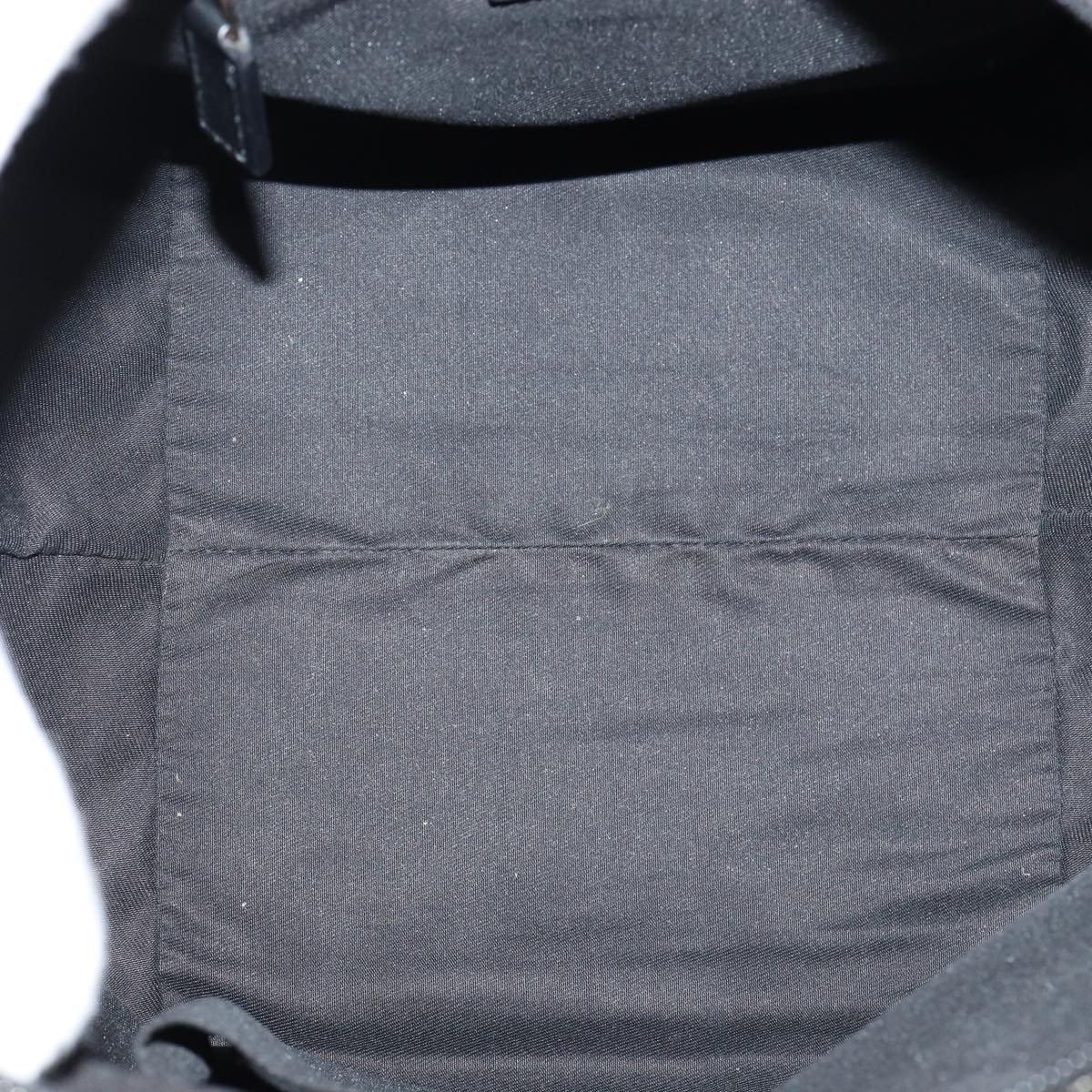 Gucci Gg Canvas Black Canvas Tote Bag (Pre-Owned)