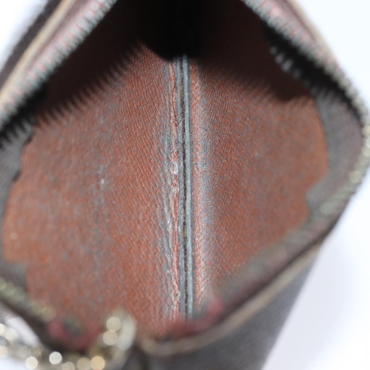 Louis Vuitton Pochette Clés Brown Canvas Wallet  (Pre-Owned)