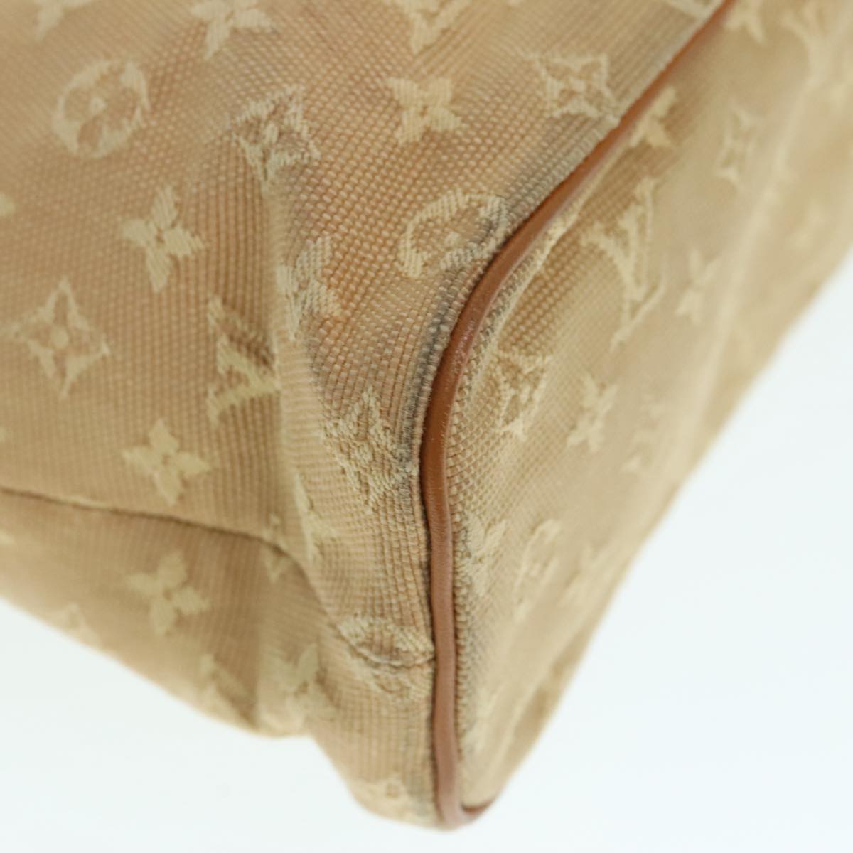 Louis Vuitton Lucille Beige Canvas Handbag (Pre-Owned)