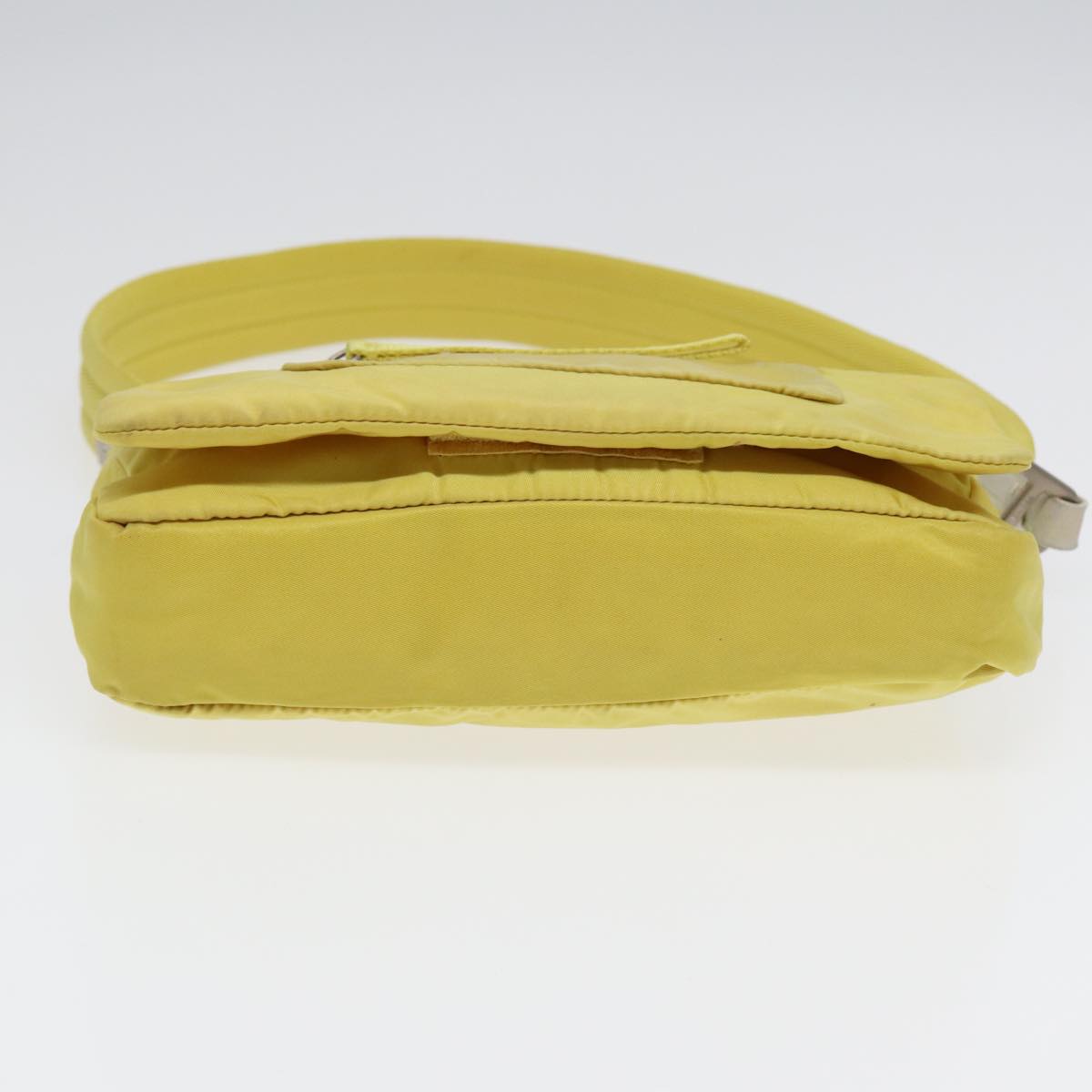 Prada Tessuto Yellow Synthetic Shoulder Bag (Pre-Owned)
