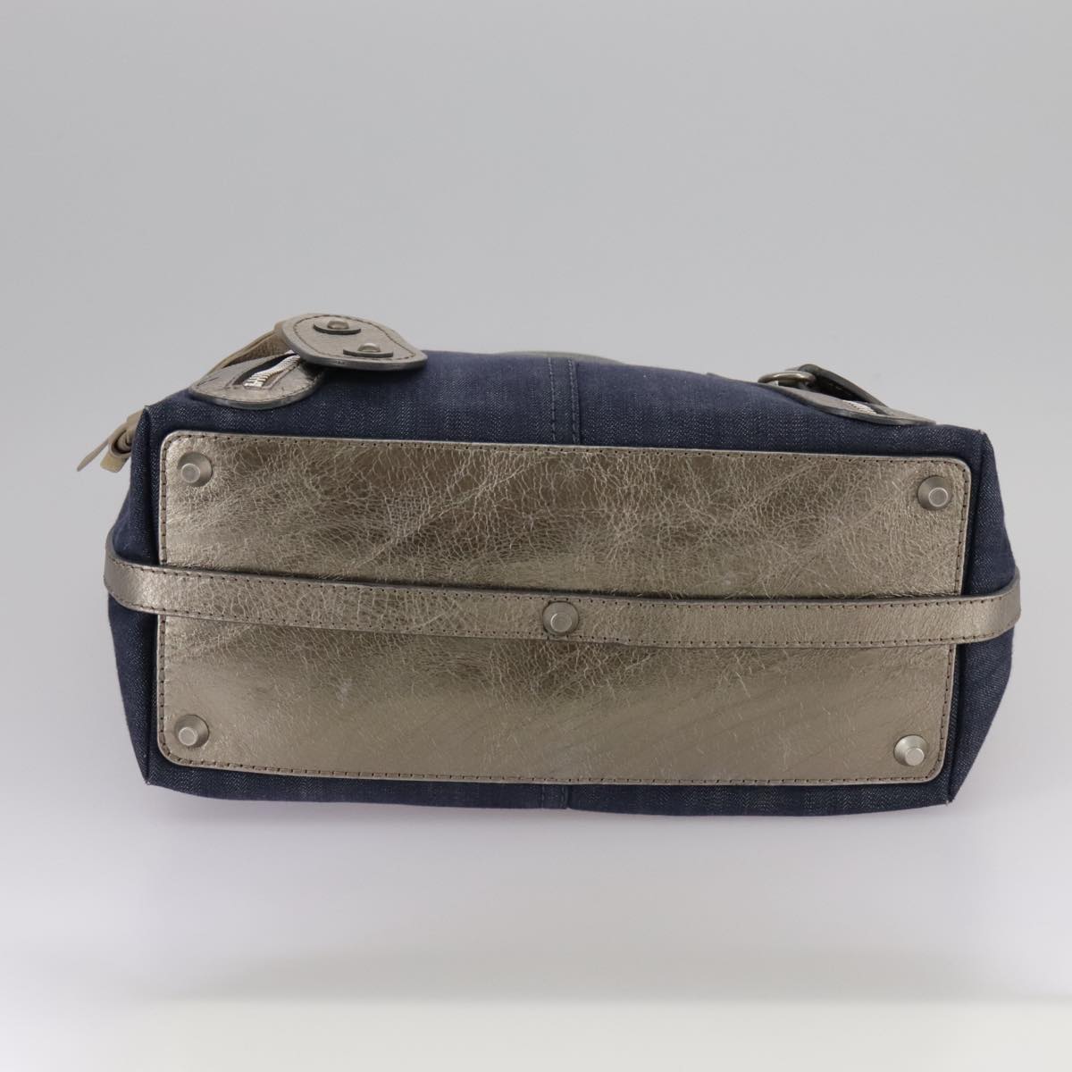 Chloé Blue Canvas Handbag (Pre-Owned)