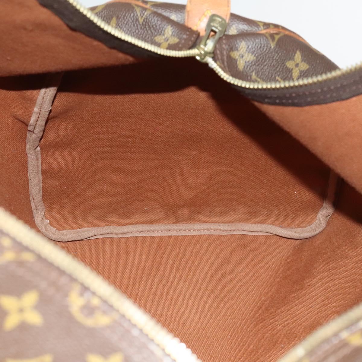 Louis Vuitton Keepall 55 Brown Canvas Travel Bag (Pre-Owned)