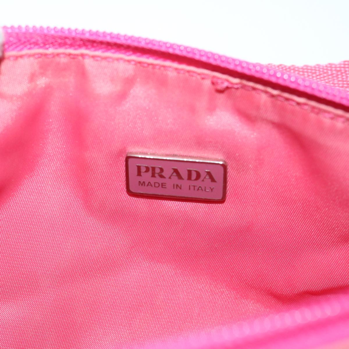 Prada Tessuto Pink Synthetic Handbag (Pre-Owned)