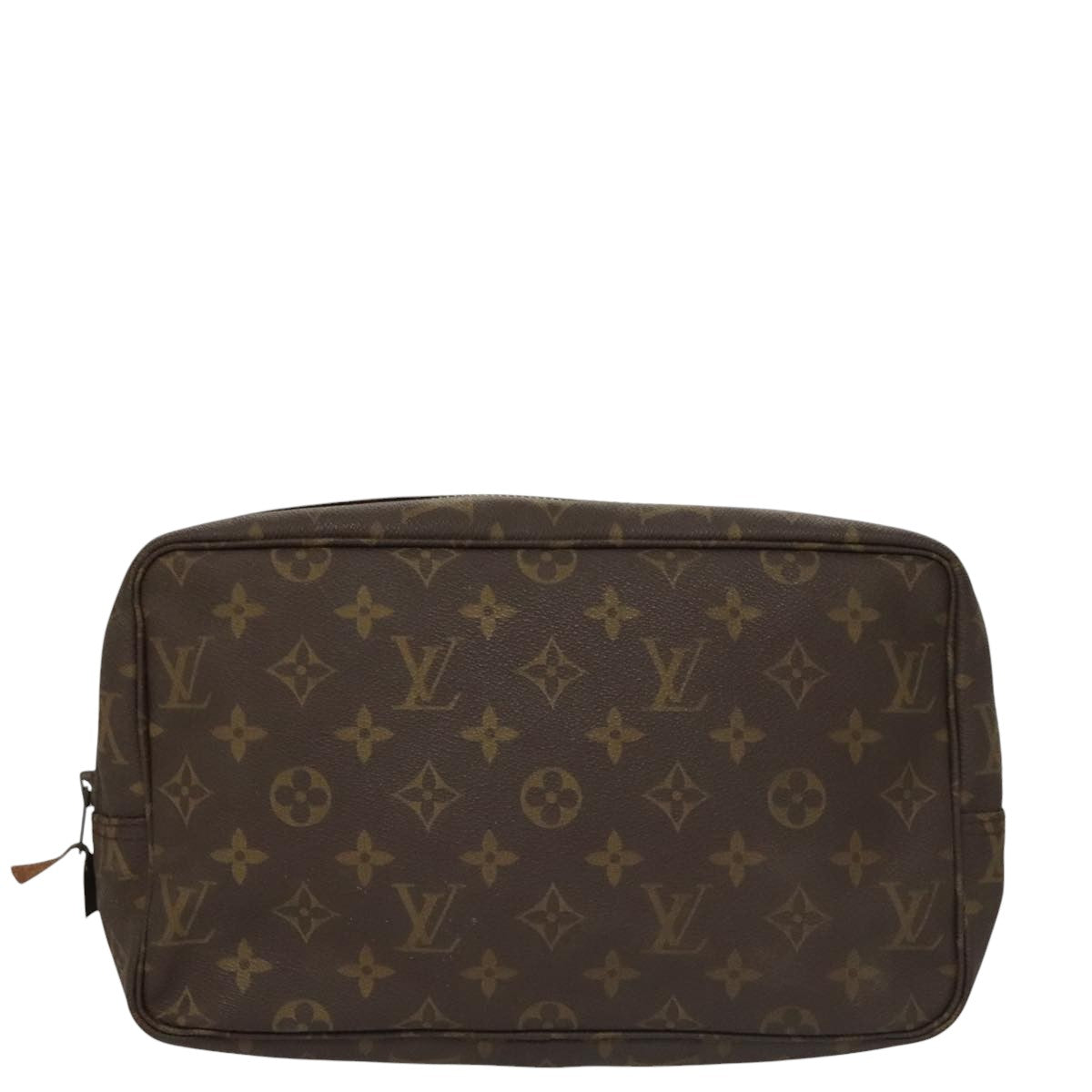 Louis Vuitton Trousse Toilette 28 Brown Canvas Clutch Bag (Pre-Owned)