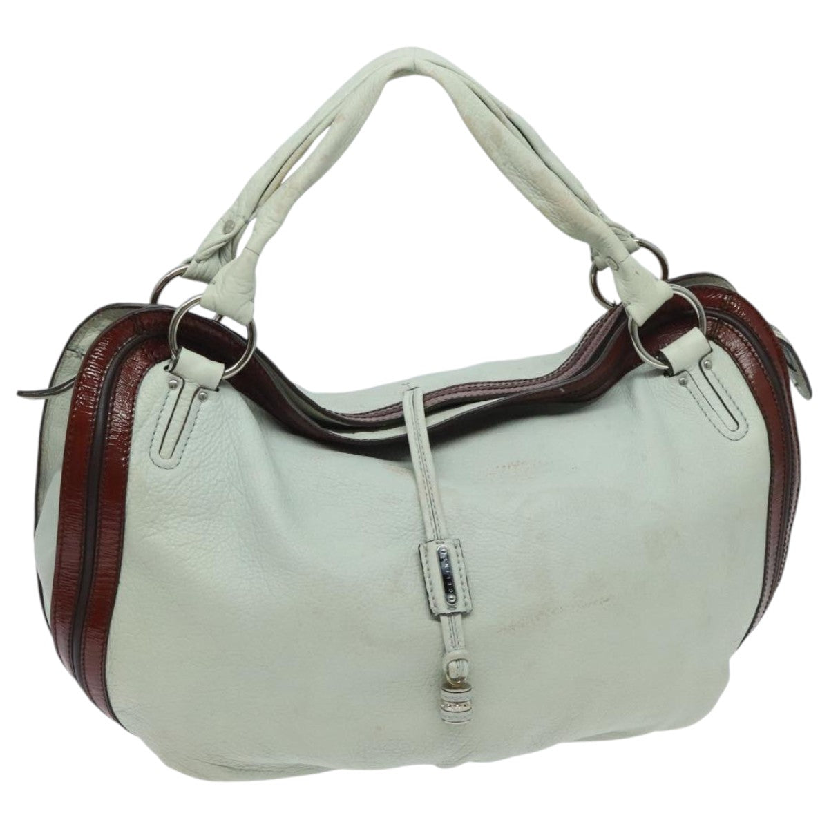 Céline Bittersweet White Leather Shoulder Bag (Pre-Owned)