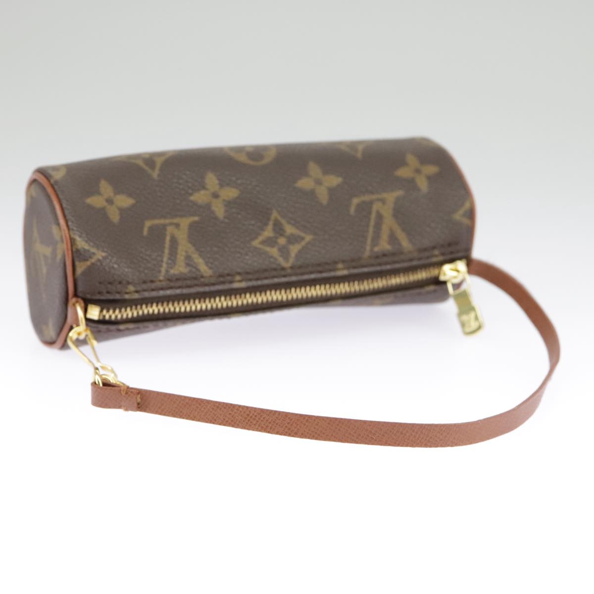 Louis Vuitton Papillon Brown Canvas Clutch Bag (Pre-Owned)