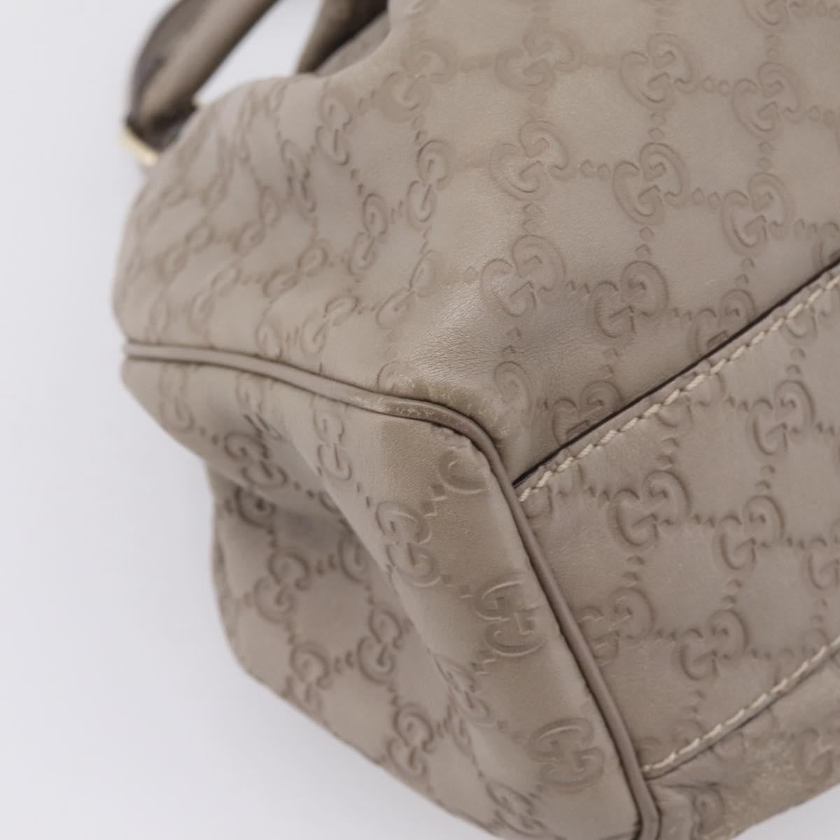Gucci Sukey Guccissima Leather Gray Leather Tote Bag Bag (Pre-Owned)