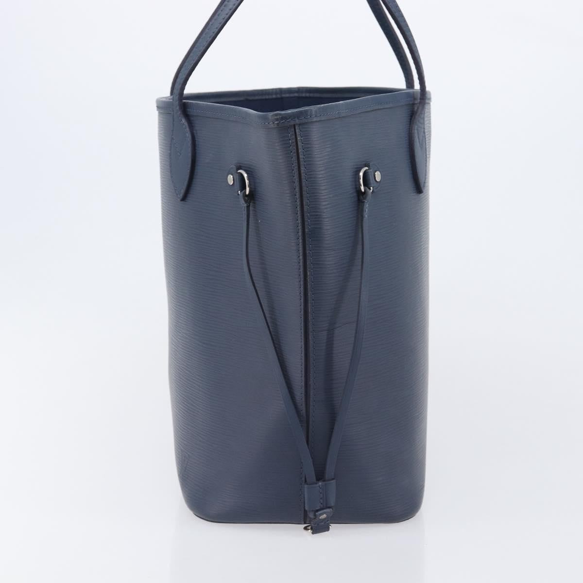 Louis Vuitton Neverfull Epi Leather Blue Leather Tote Bag Bag (Pre-Owned)