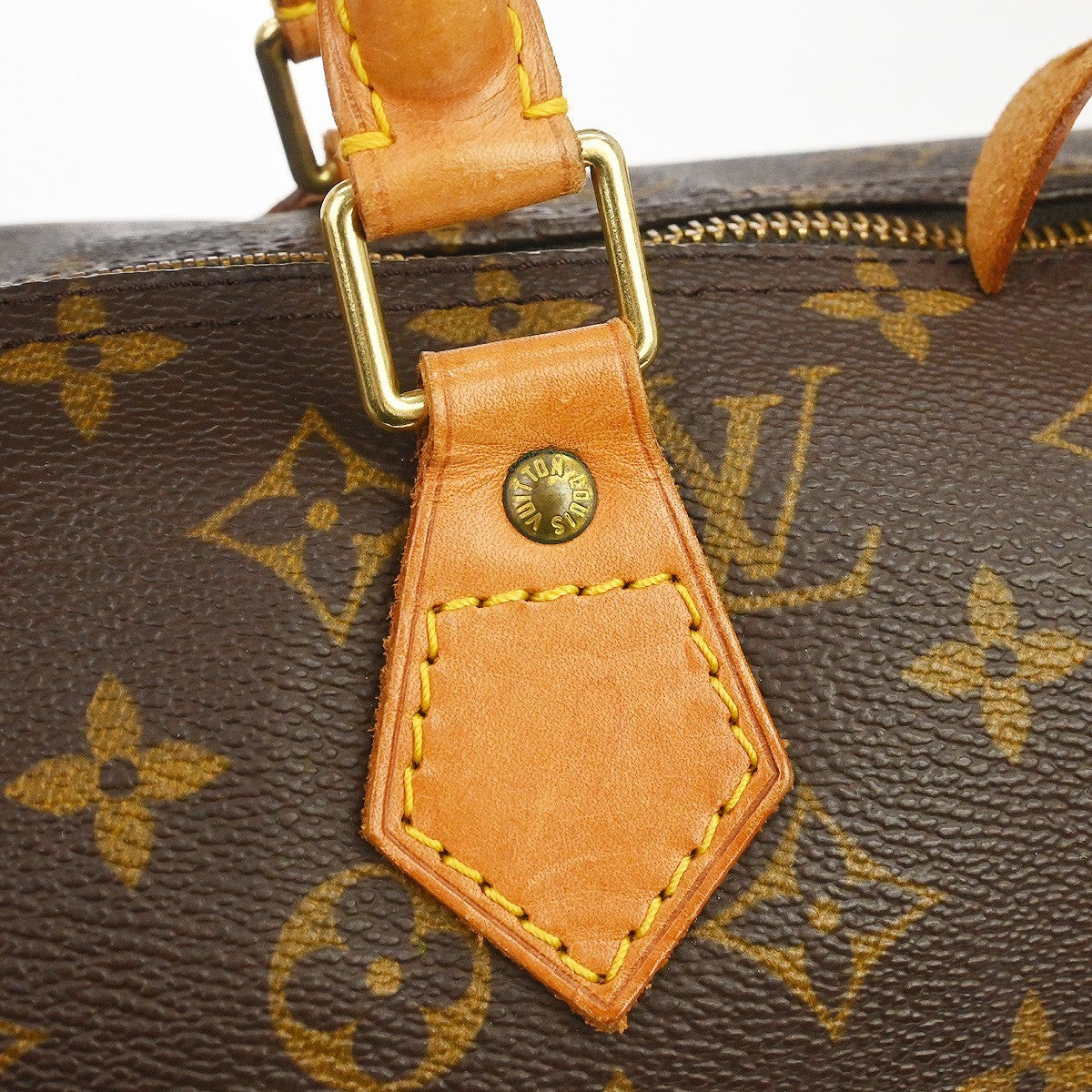 Louis Vuitton Speedy Monogram Brown Canvas Handbag (Pre-Owned)