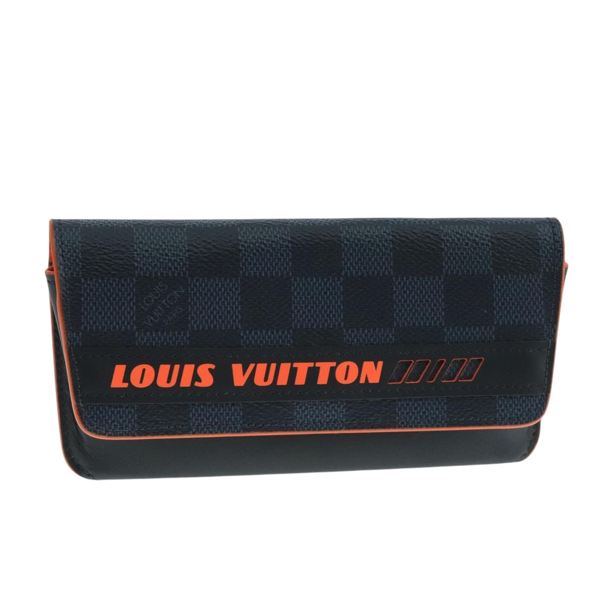 Louis Vuitton Glasses Case Navy Canvas Wallet  (Pre-Owned)