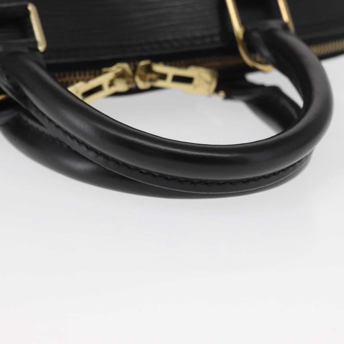 Louis Vuitton Alma Epi Leather Black Leather Handbag (Pre-Owned)
