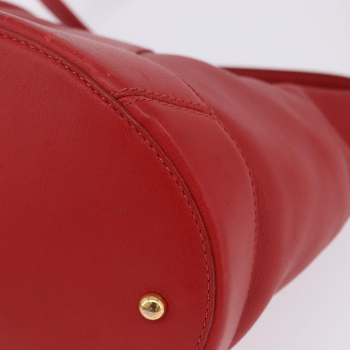 Loewe Vintage Leather Red Leather Shoulder Bag Bag (Pre-Owned)