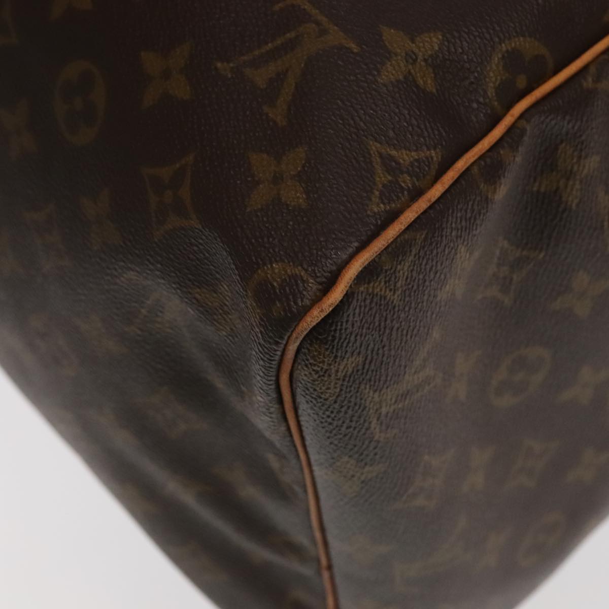 Louis Vuitton Sac Souple Brown Canvas Travel Bag (Pre-Owned)