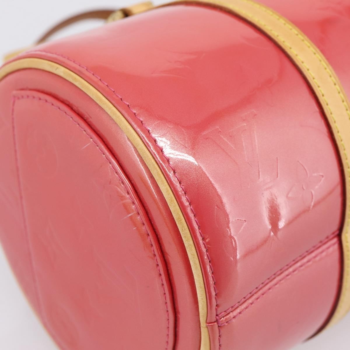 Louis Vuitton Bedford Monogram Vernis Pink Patent_Leather Handbag (Pre-Owned)