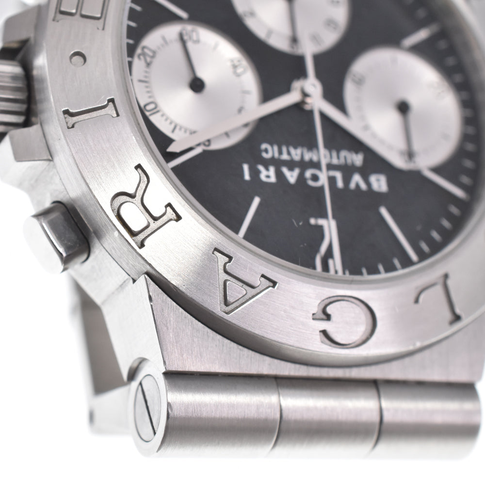 Bvlgari Diagono Chronograph Automatic Ceramic With Stainless Steel And Rubber Watch (Pre-Owned)