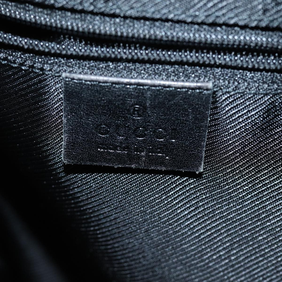 Gucci Bamboo Shoulder Gg Canvas Black Canvas Shoulder Bag Bag (Pre-Owned)