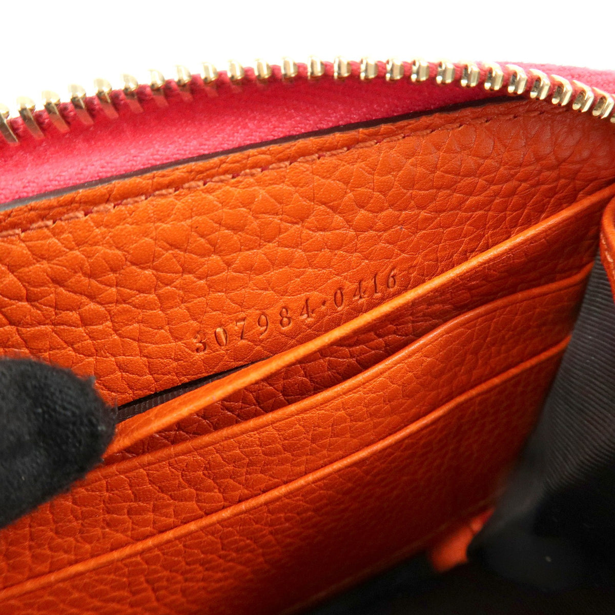 Gucci Bamboo Tassel Zip Leather Pink Leather Wallets Accessory (Pre-Owned)
