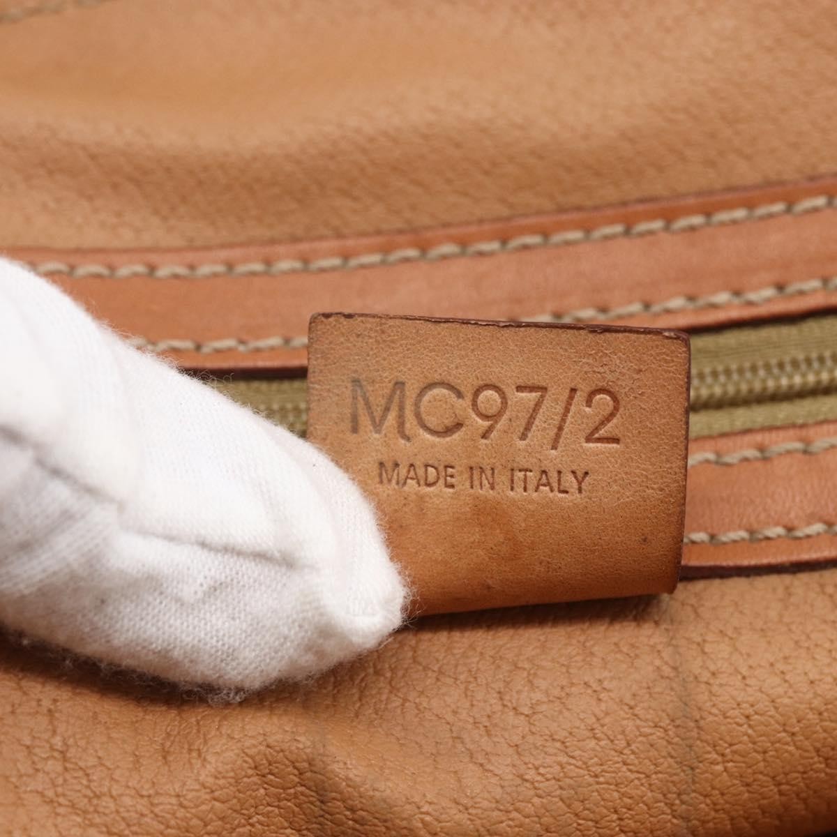 Celine Vintage Macadam Canvas Brown Canvas Handbag (Pre-Owned)