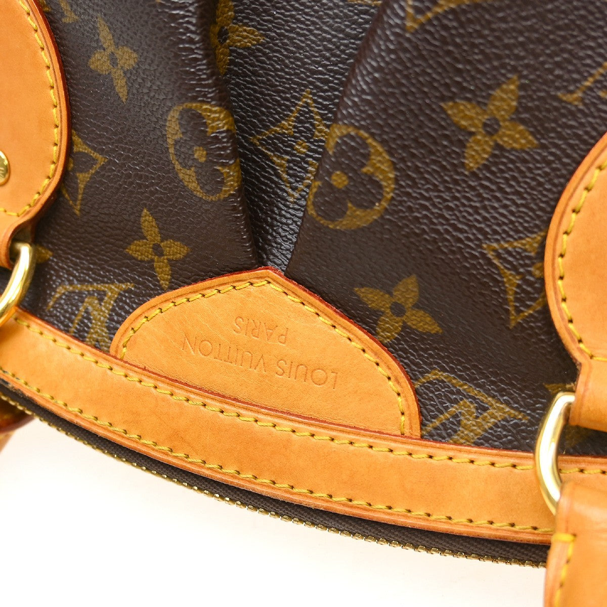 Louis Vuitton Tivoli Monogram Canvas Brown Canvas Handbag (Pre-Owned)