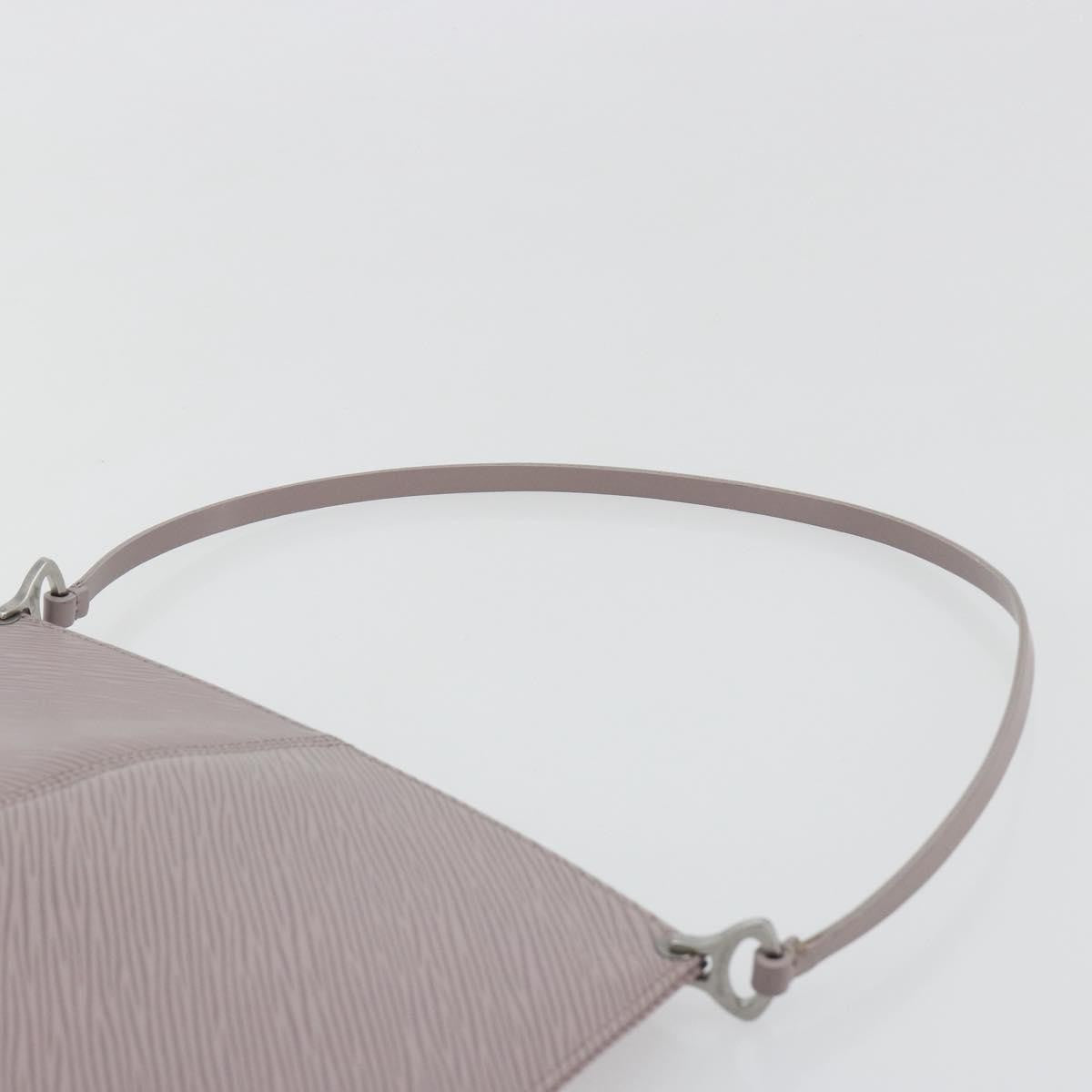 Louis Vuitton Demi Lune Pochette Epi Leather Purple Leather Clutche & Pouche Bag (Pre-Owned)