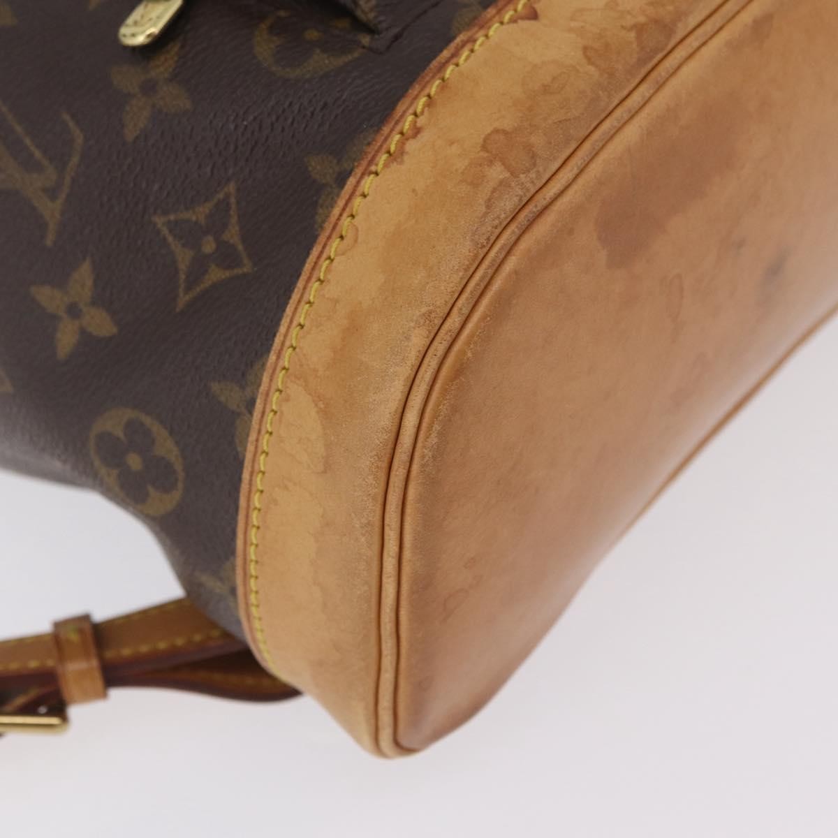 Louis Vuitton Vintage Montsouris Monogram Canvas Brown Canvas Backpack Bag (Pre-Owned)