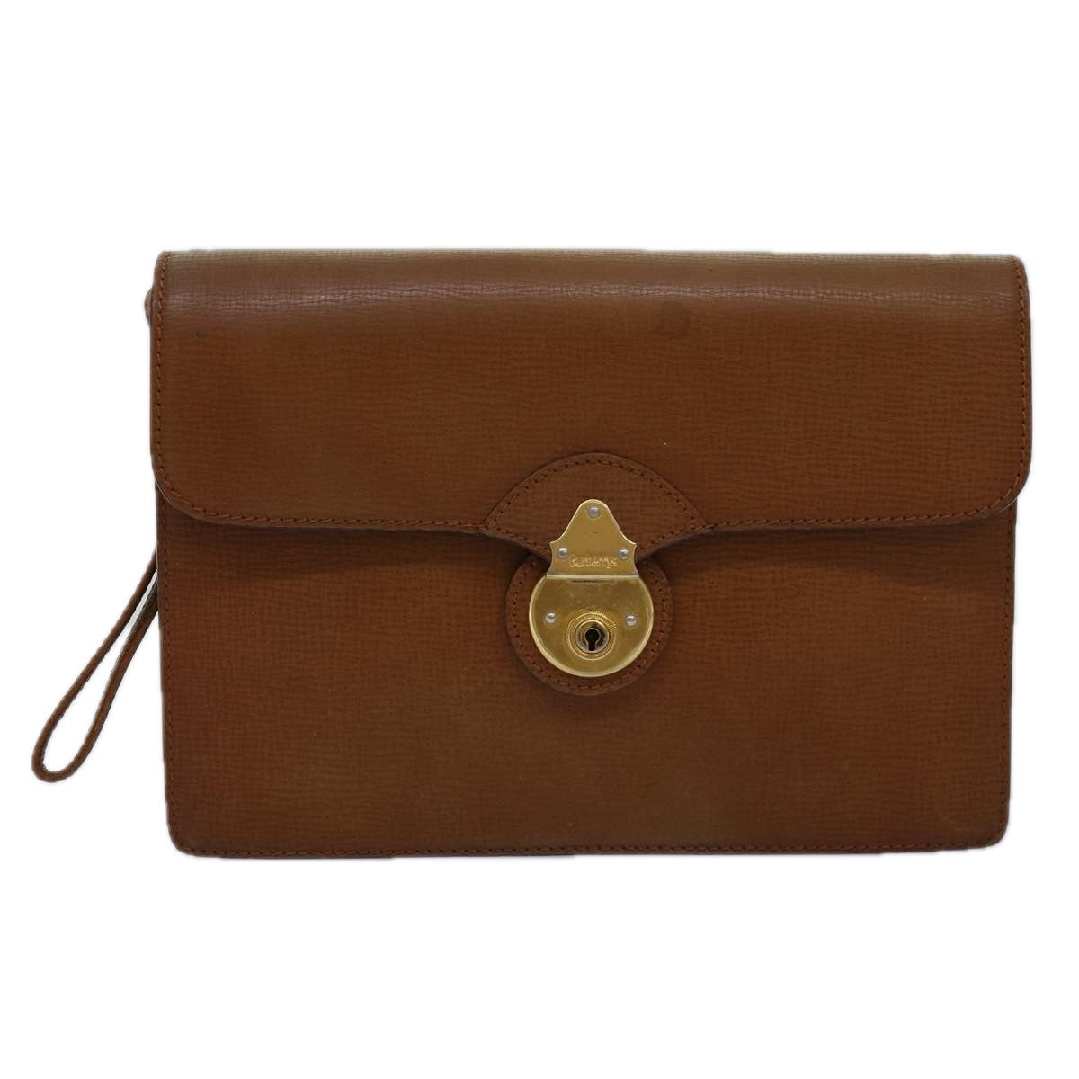 Burberry Vintage Leather Brown Leather Clutche & Pouche Bag (Pre-Owned)