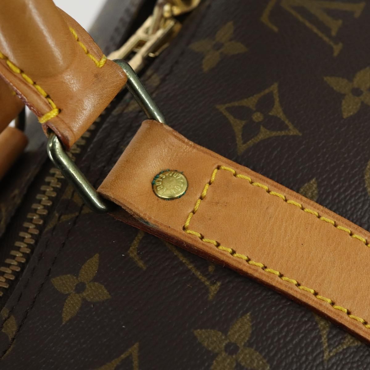 Louis Vuitton Keepall Monogram Canvas Brown Canvas Travel Bag Bag (Pre-Owned)