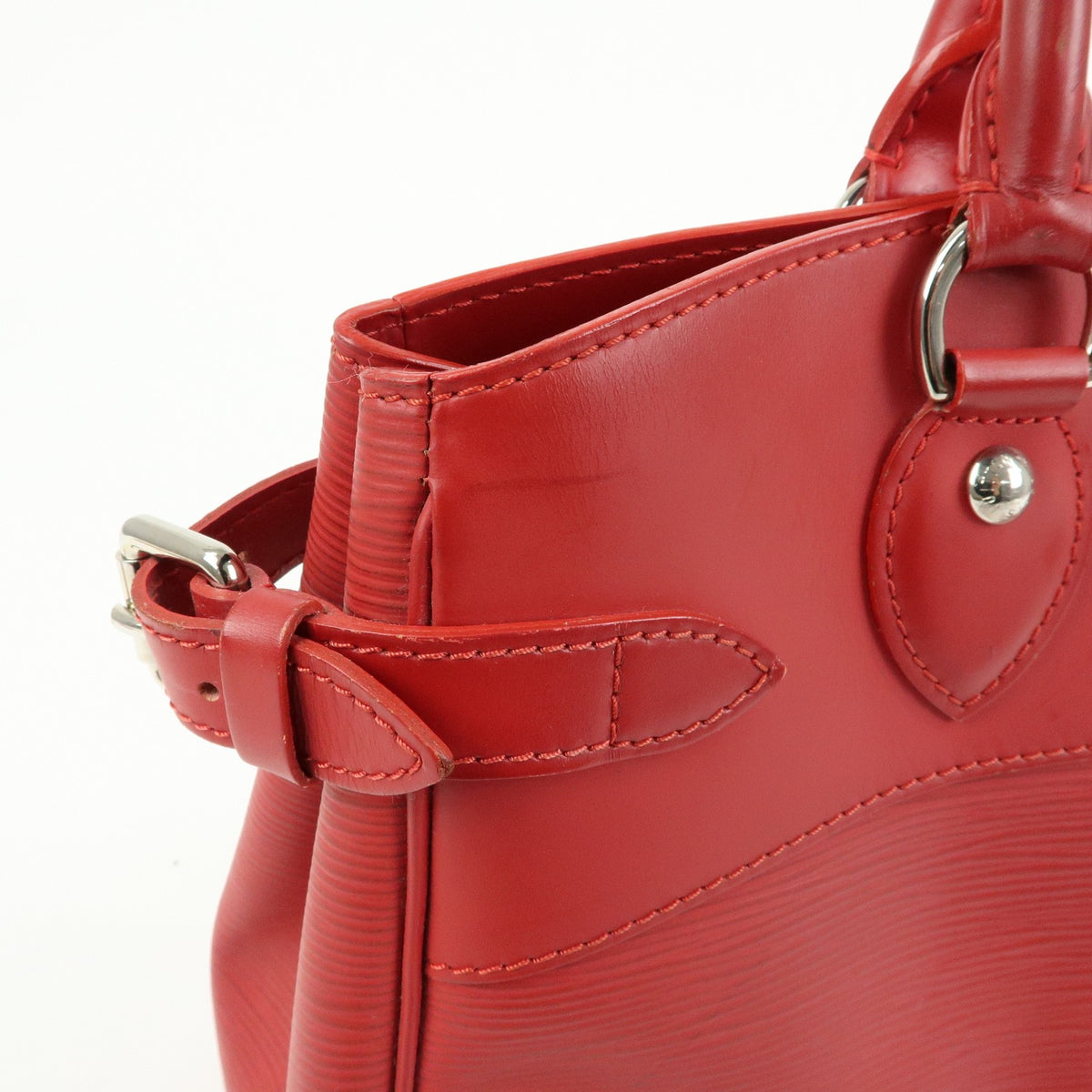 Louis Vuitton Passy Epi Leather Red Leather Tote Bag Bag (Pre-Owned)