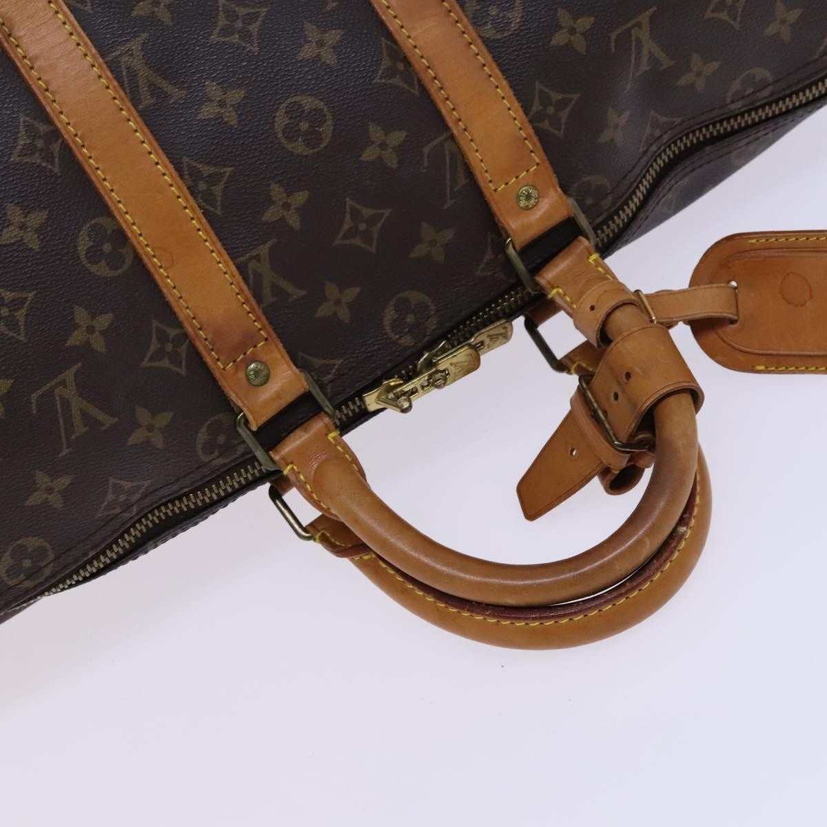 Louis Vuitton Keepall Monogram Canvas Brown Canvas Travel Bag Bag (Pre-Owned)