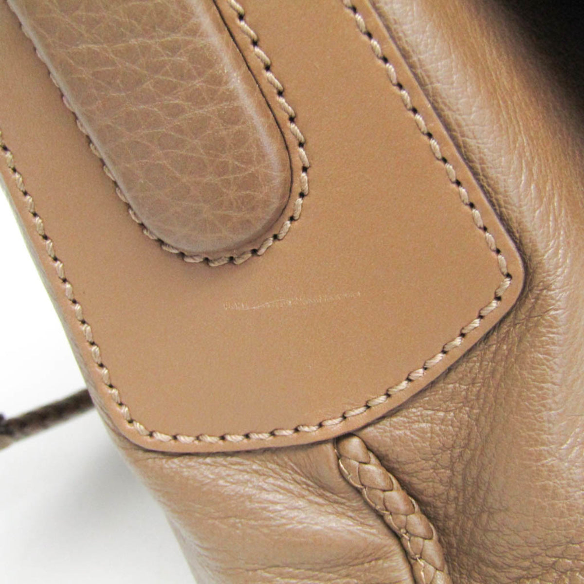 Gucci Bamboo Shoulder Leather Brown Leather Shoulder Bag Bag (Pre-Owned)