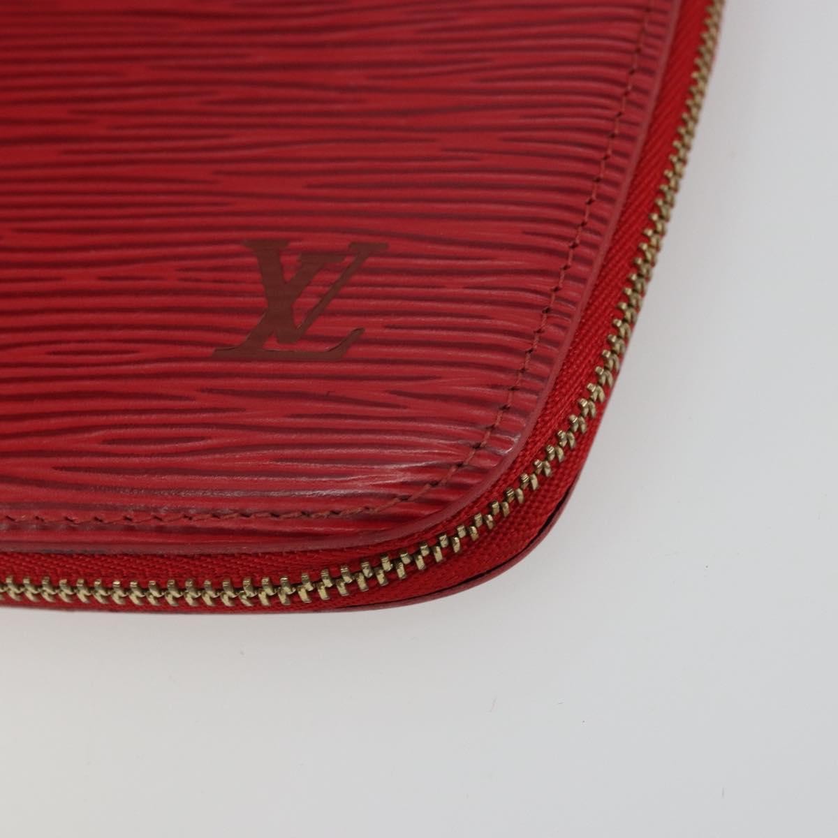 Louis Vuitton Geode Organizer Epi Leather Red Leather Wallets Accessory (Pre-Owned)