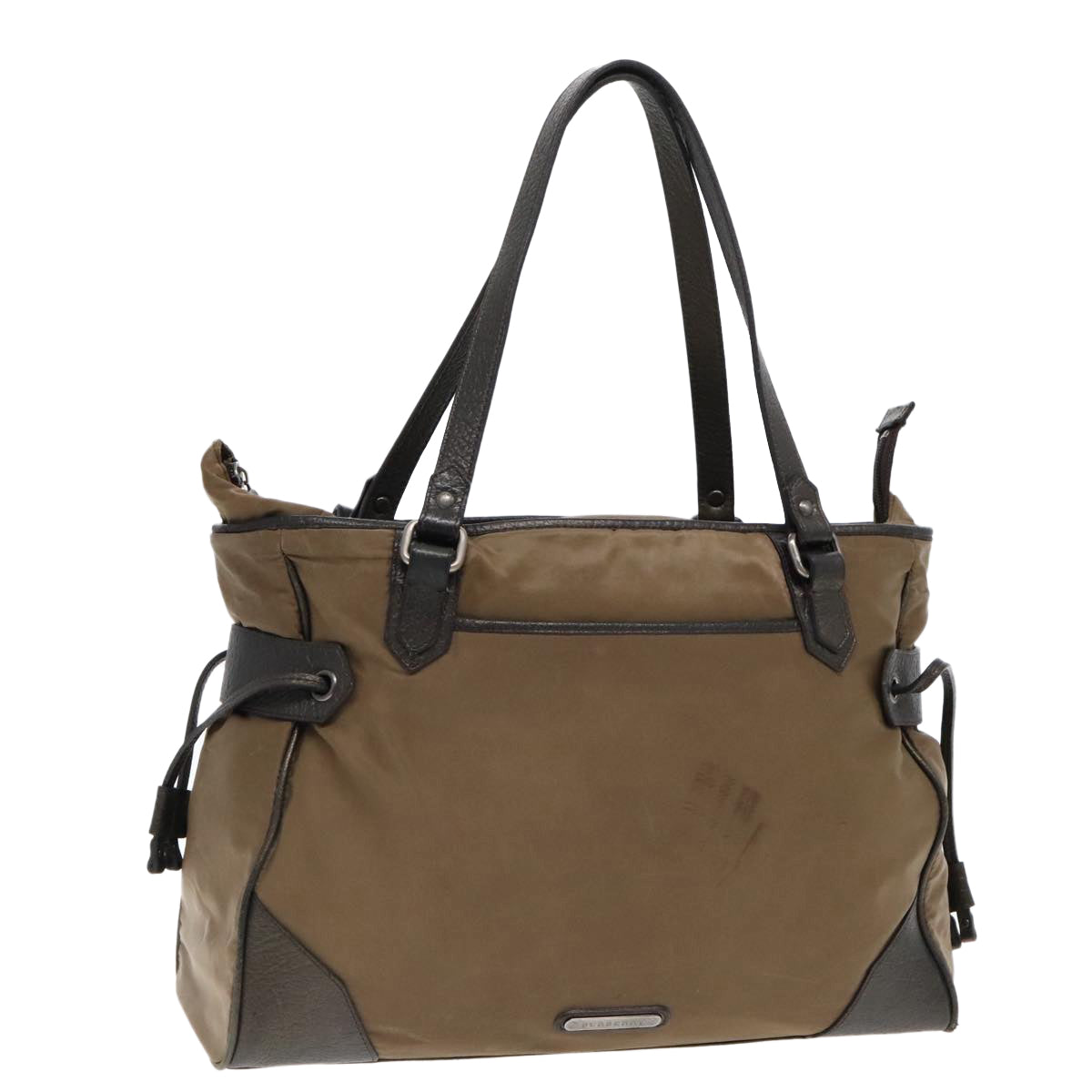 Burberry Brown Canvas Tote Bag (Pre-Owned)