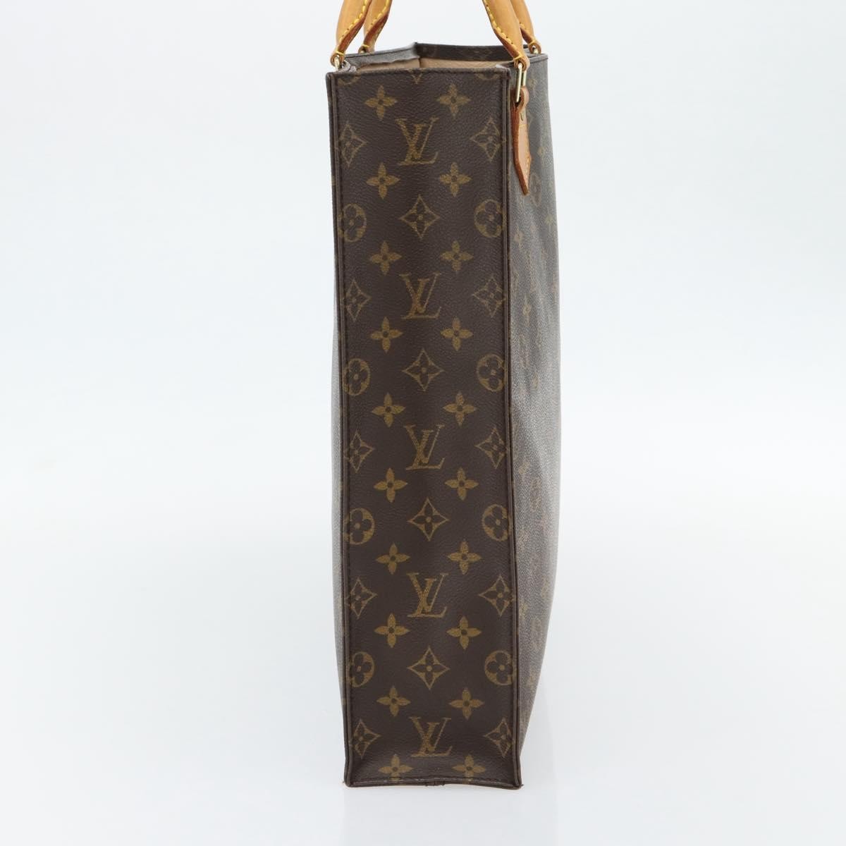 Louis Vuitton Vintage Sac Plat Monogram Canvas Brown Canvas Handbag (Pre-Owned)