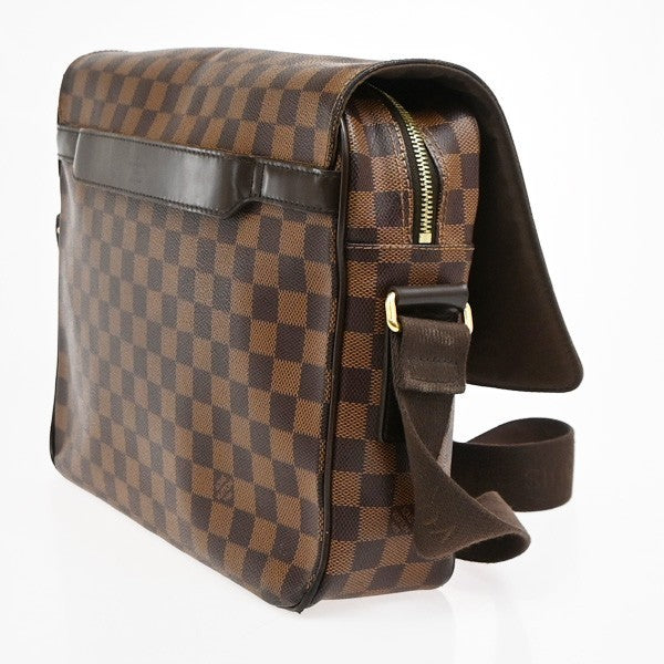 Louis Vuitton Shelton Messenger Damier Ebene Brown Canvas Shoulder Bag Bag (Pre-Owned)