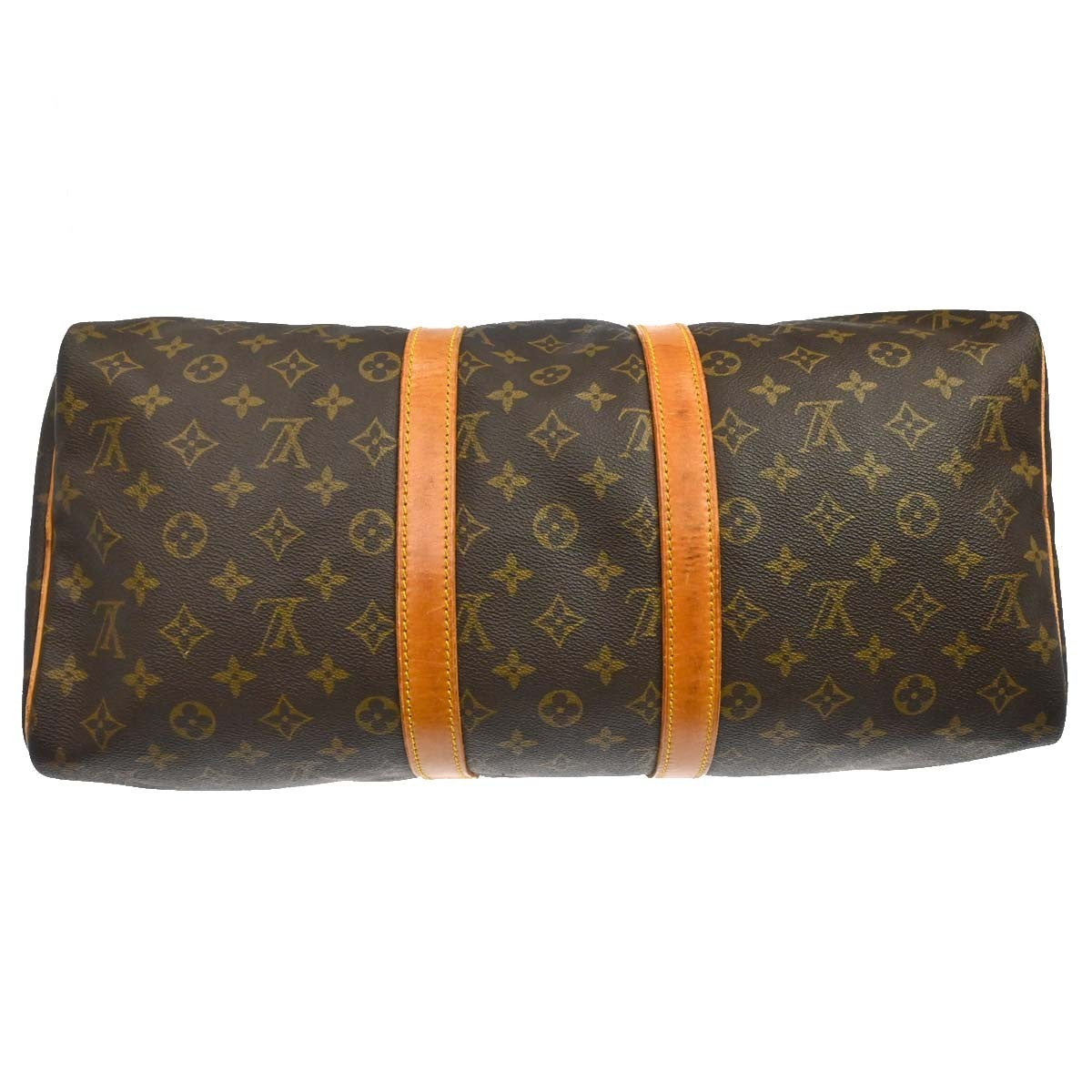 Louis Vuitton Keepall Monogram Canvas Brown Canvas Travel Bag Bag (Pre-Owned)
