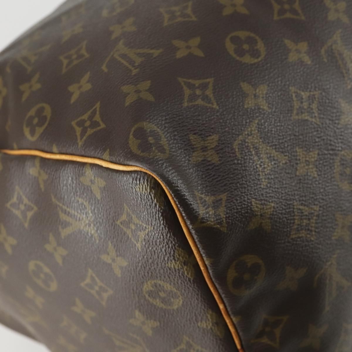 Louis Vuitton Keepall Monogram Canvas Brown Canvas Travel Bag Bag (Pre-Owned)