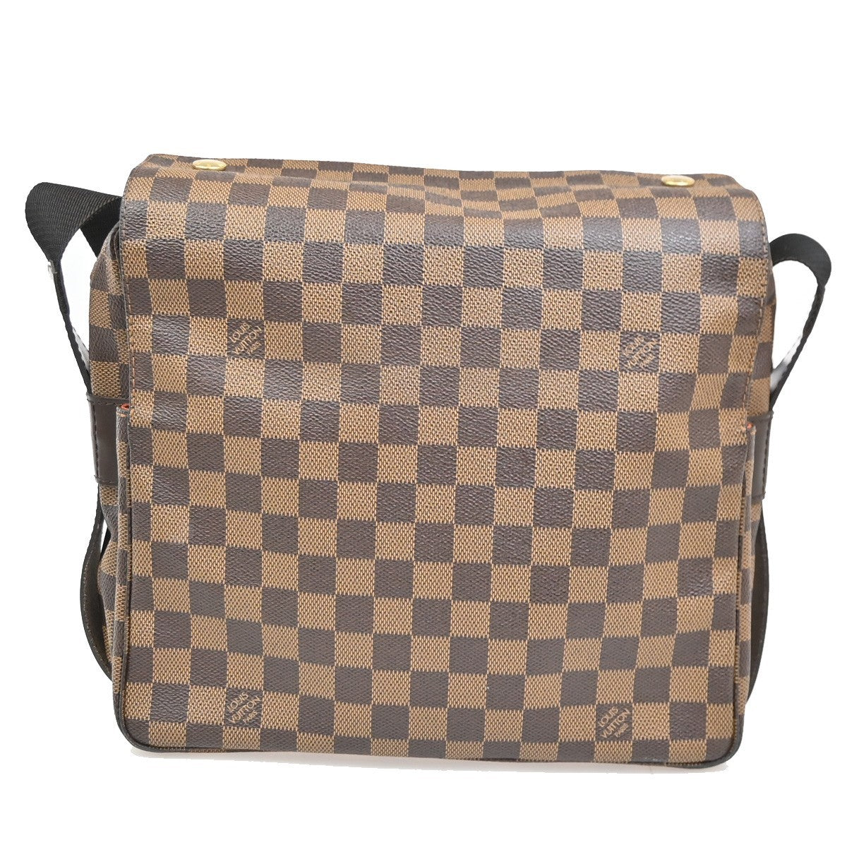Louis Vuitton Naviglio Damier Brown Canvas Handbag (Pre-Owned)
