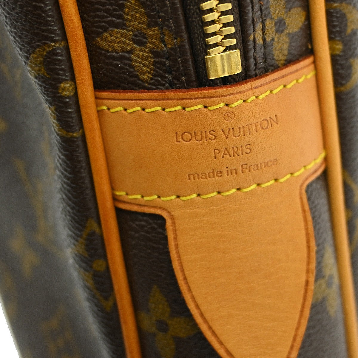 Louis Vuitton Porte-Documents Voyage Monogram Brown Canvas Briefcase Bag (Pre-Owned)