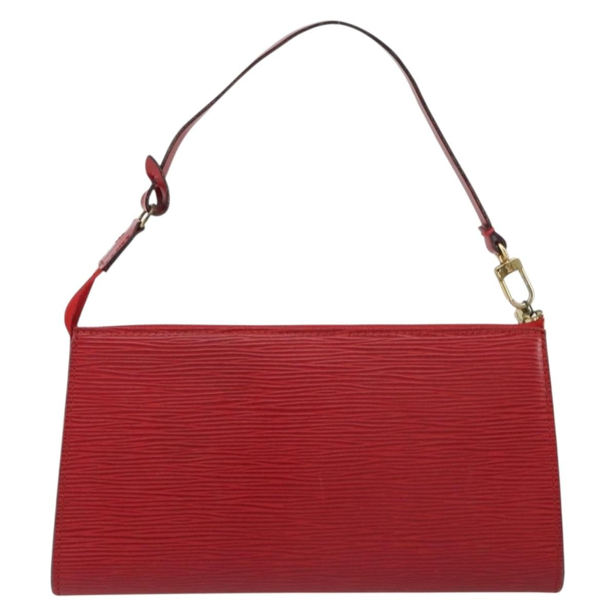 Louis Vuitton Pochette Accessoires Epi Red Leather Clutche & Pouche Bag (Pre-Owned)