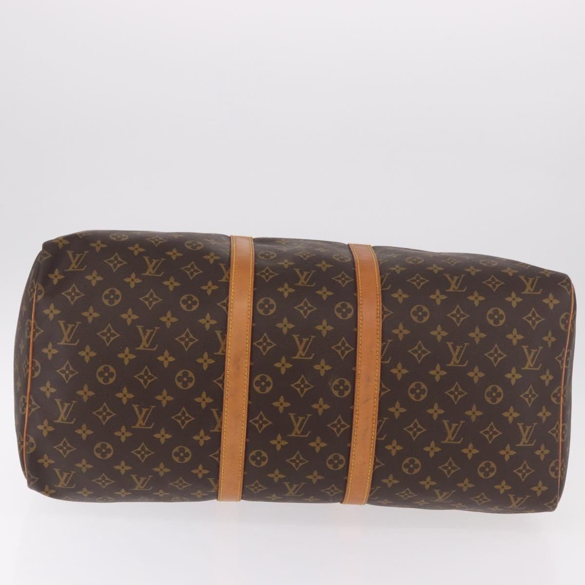 Louis Vuitton Keepall Monogram Canvas Brown Canvas Travel Bag Bag (Pre-Owned)
