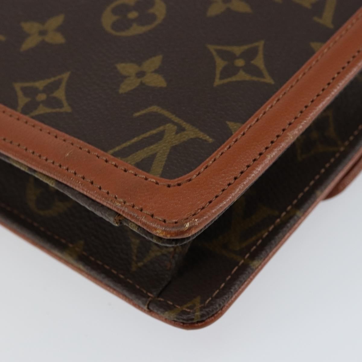 Louis Vuitton Dame Pochette Monogram Canvas Brown Canvas Clutche & Pouche Bag (Pre-Owned)