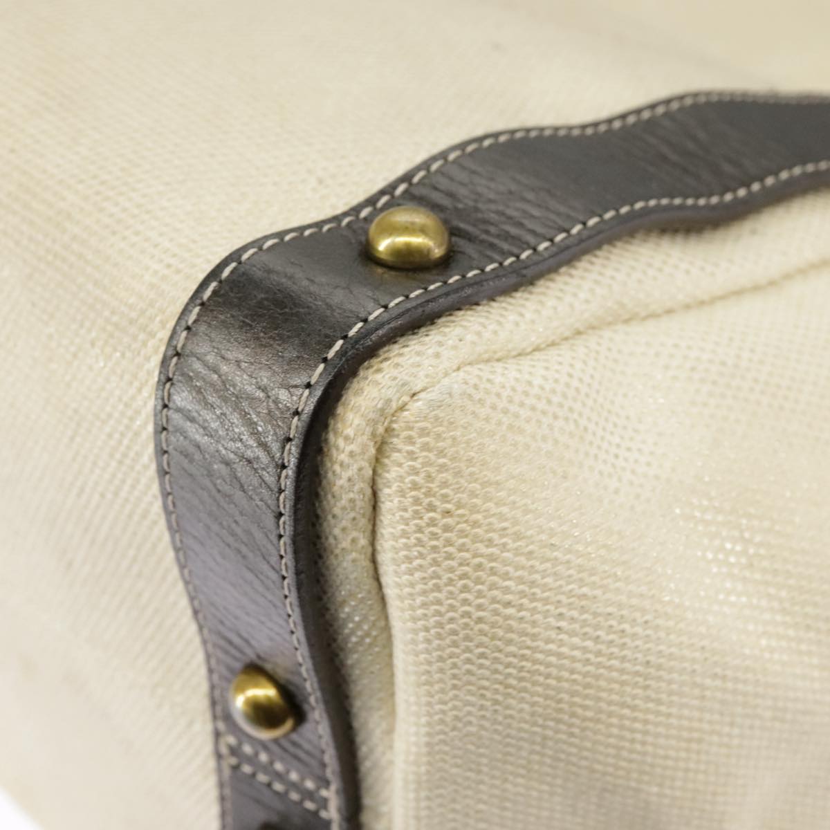Burberry Blue Label Beige Canvas Tote Bag (Pre-Owned)