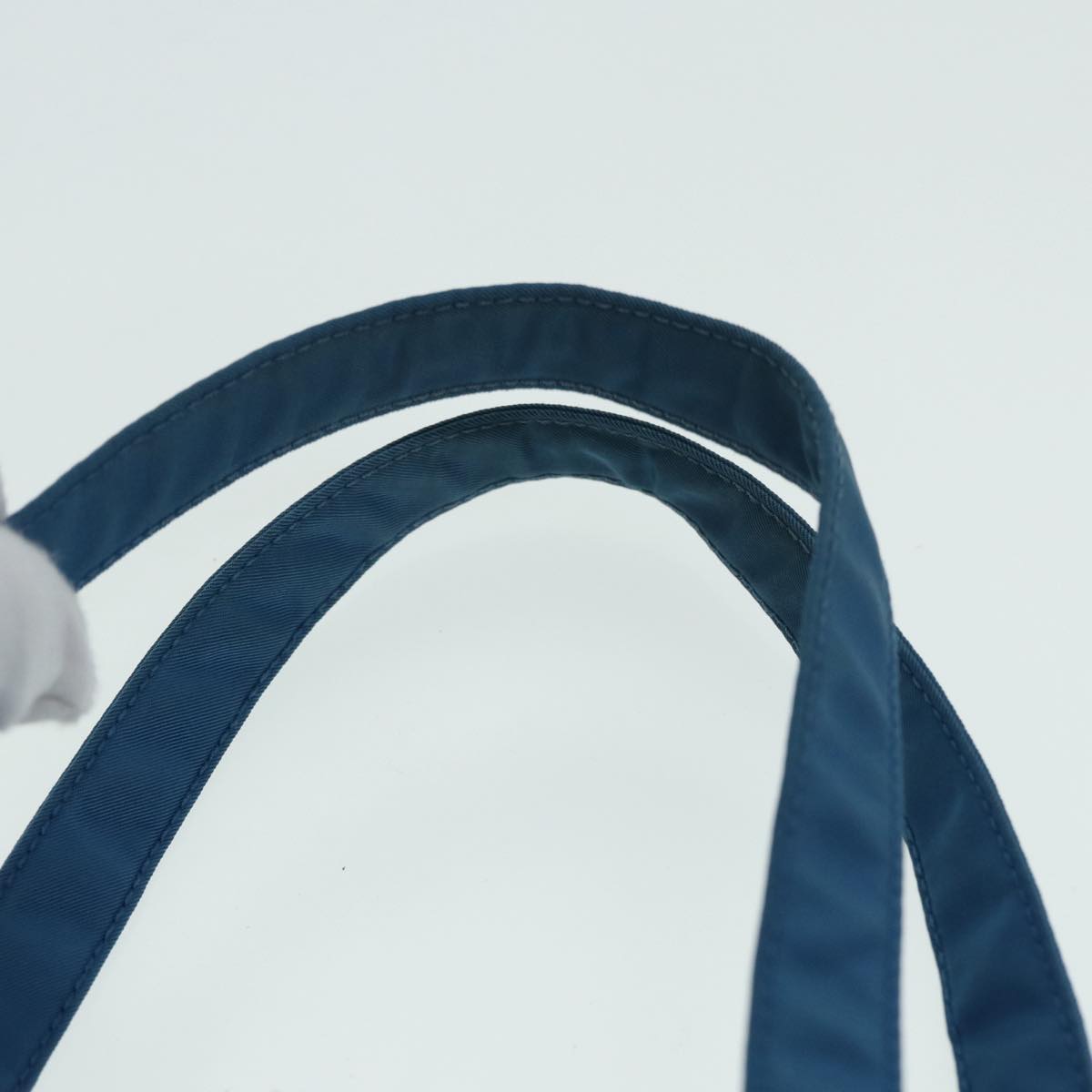 Prada Tessuto Blue Synthetic Tote Bag (Pre-Owned)