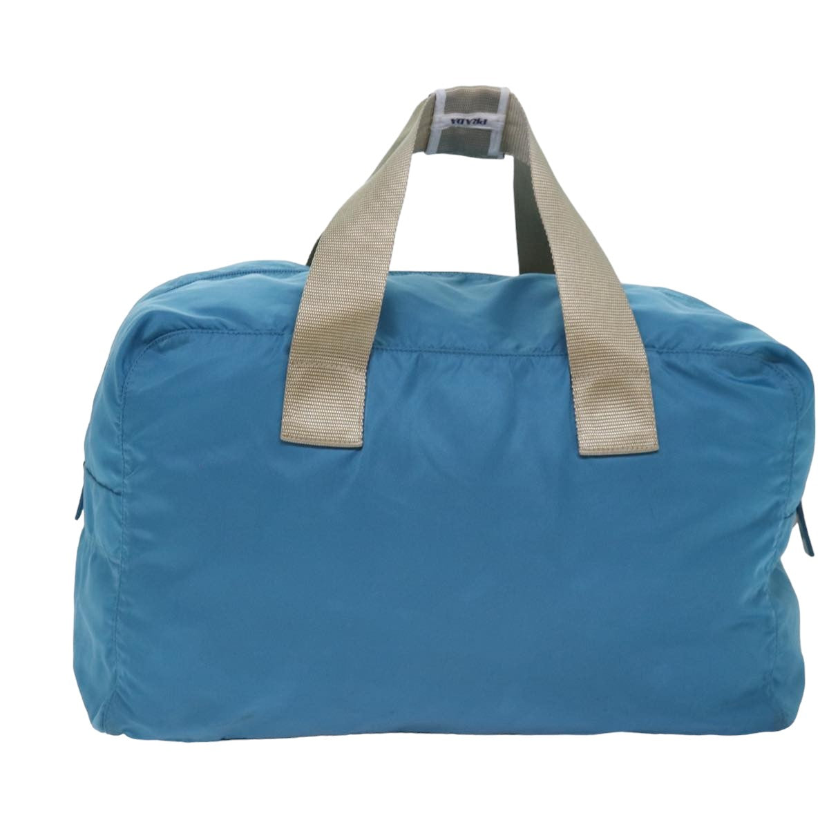 Prada Tessuto Blue Canvas Travel Bag (Pre-Owned)