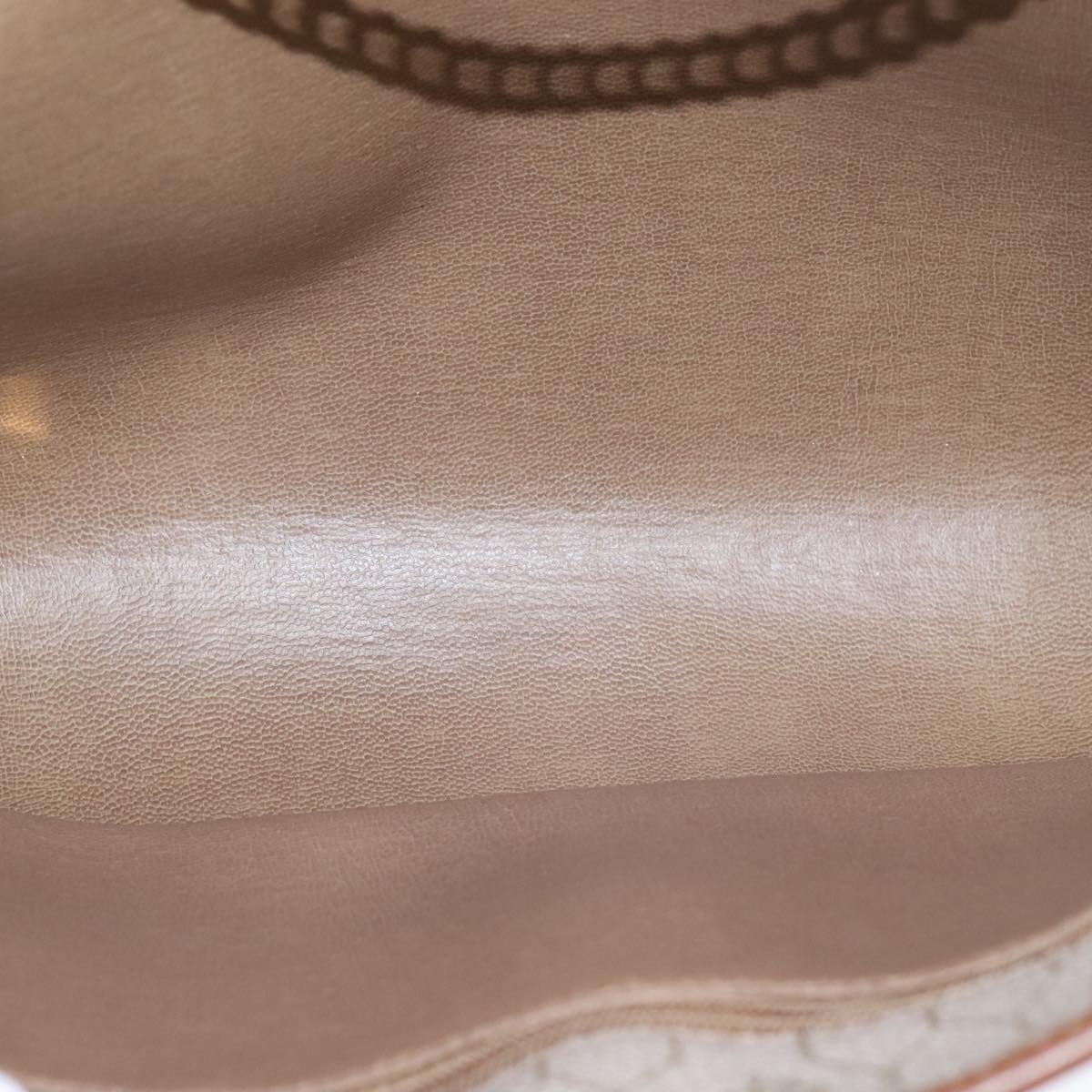 Dior Honeycomb Beige Canvas Shoulder Bag (Pre-Owned)