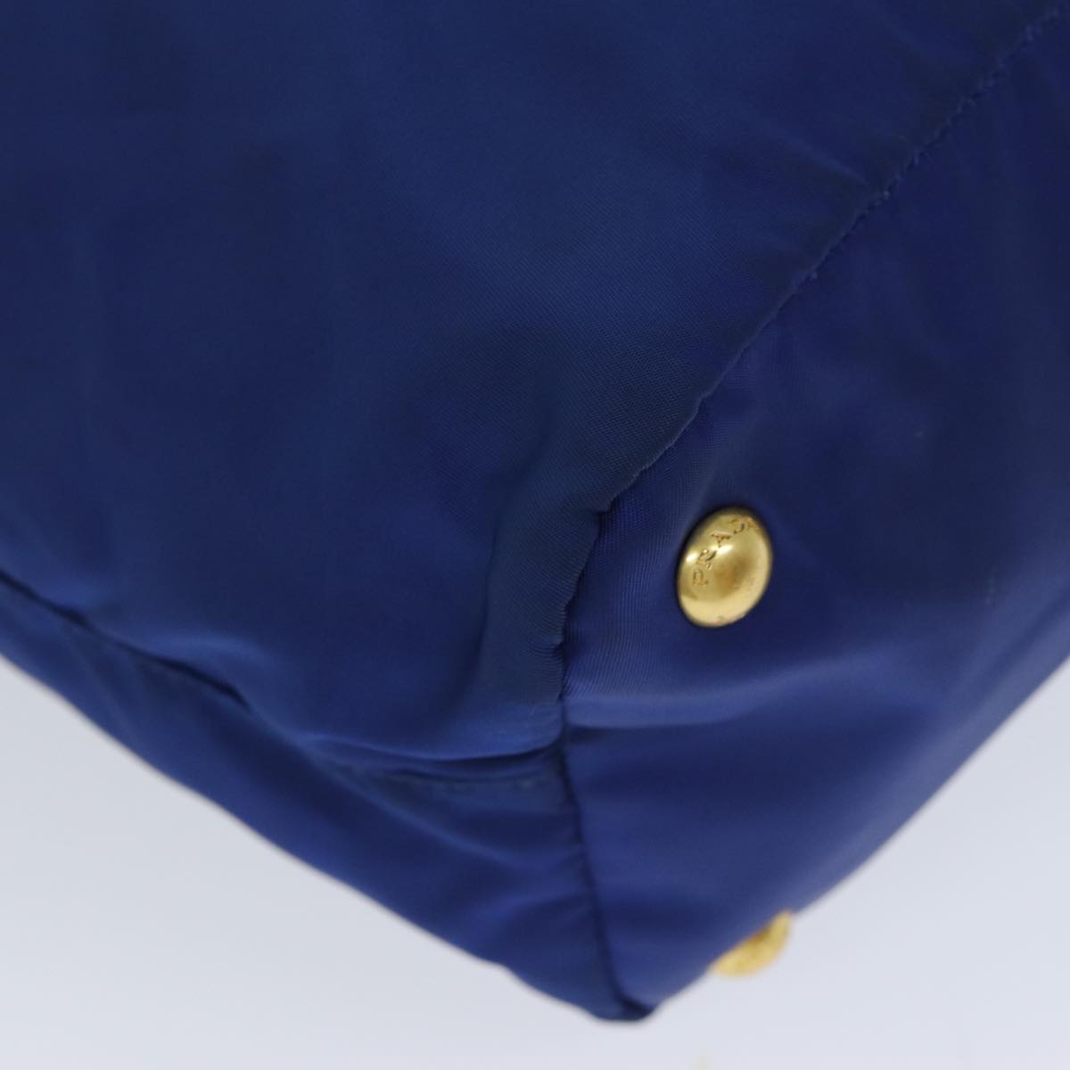 Prada Tessuto Blue Synthetic Tote Bag (Pre-Owned)