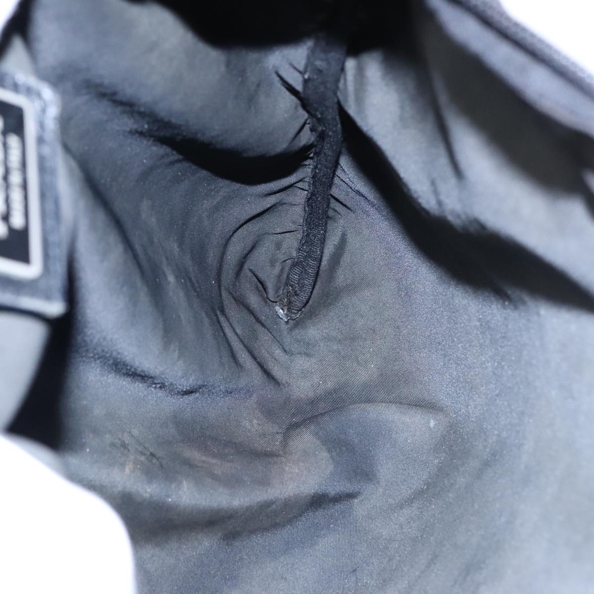 Prada Re-Nylon Black Canvas Shoulder Bag (Pre-Owned)