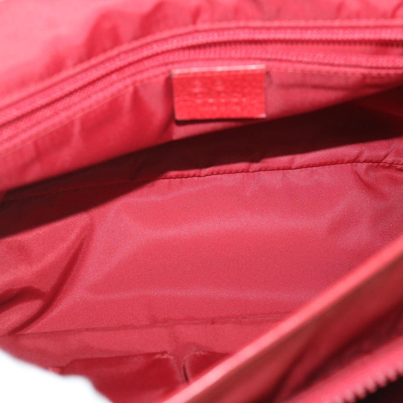 Gucci -- Red Canvas Shoulder Bag (Pre-Owned)
